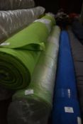 *~50m x 1.4m Roll of Bright Green Upholstery Fabric