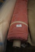 *~18m x 1.4m Roll of Dusky Pink Damask Type Fabric