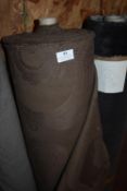 *~30m x 1.4m Roll of paisley Chocolate Jacquard Design Upholstery Fabric