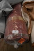 *~20m x 1.4m Roll of Dark Red Check Fabric