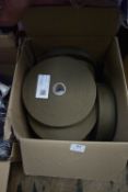 *Box of Dark Olive Green/Beige Webbing
