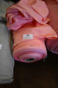 *~40m x 1.4m Roll of Salmon Pink Fabric