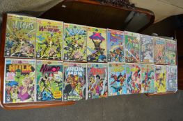 Assortment of 19 Marvel Comics Annuals Including Mutants, The New Warriors, X-Men, Fantastic Four,