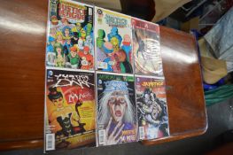 Six DC Comics Including Justice League and Justice League Dark
