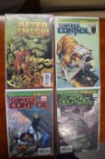 Four Marvel Comics World War Hulk After Smash, x3 Damage Control