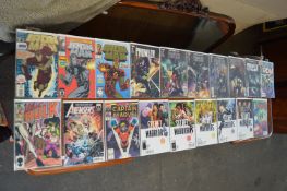 ~19 Assorted Marvel Comics Including Ironman, Prowler, Incredible Hulk, Avengers, and Secrect