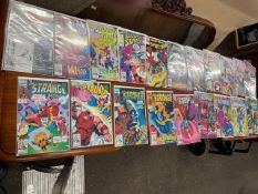 ~30 Marvel Infinity War Crossover Comics Including Dr. Strange, Sleepwalker, Captain American,