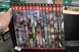 ~50 Marvel Mightiest Heros Hardback Graphic Novels Including Deadpool, Hulk, Quasar, Pet Avengers,