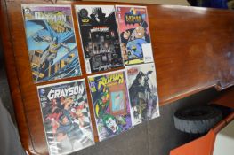Six DC Comics Including Batman, Grayson, and Robin