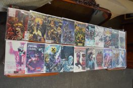 ~29 Marvel Comics Including Thor, Silver Surfer, Spiderman, Thanos, Guardian of the Galaxy, Civil