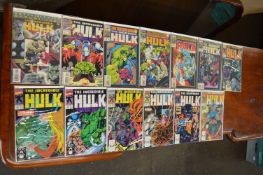 ~13 Marvel The Incredible Hulk Comics Including Four Grey Hulk, and Two Annuals