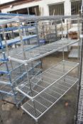 *Four Tier Shelving 150x45cm x 170cm tall