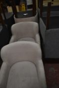 Four Cream Upholstered Chairs