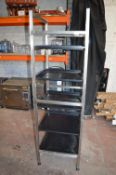 Stainless Steel 5 Tier Shelving