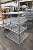 *Four Tier Shelving 105x60cm x 180cm tall