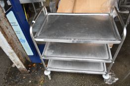 *Stainless Steel Three Tier Trolley