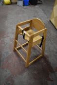 Four Wooden Highchairs