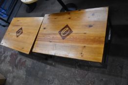 Two 90x60m Coffee Tables 40cm high