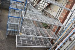 *Four Tier Shelving 105x60cm x 180cm tall