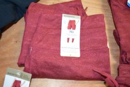 *Mondetta Lady’s Red Jacquard Pop-Over Top Size: S