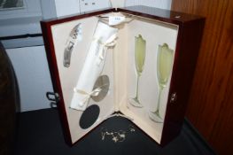 Champagne Glasses, Bottle Opener, etc.