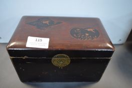 Small Decorative Tea Caddy (AF)