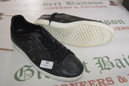 Louis Vuitton Men’s Black Trainers Size: 9 (pre-worn with box and spare laces)