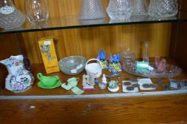 Mixed Lot of China, Glassware, Masons Jug, Collect