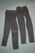 *Ellen Reyes Fleece Lined Seamless Leggings 2pk Size: XL