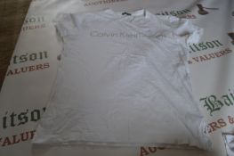 Clavin Klein White T-Shirt Size: M