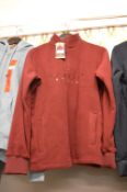*Nautica Lady’s Burgundy Half Zip Fleece Top Size: S