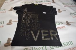 Versace Black T-Shirt Size: M
