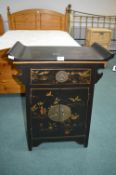 Chinese Black Painted Cabinet