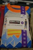 Kirkland Kid’s 4pc Pyjama Set Size: 10 years