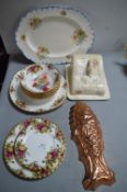 Quantity of Pottery Including Cheese Dish, Royal A