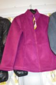 *32 Degrees Heat Lady’s Purple Fleece Jacket Size: S
