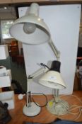 Two Adjustable Desk Lamps