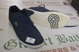 Lacoste Blue Trainers Size: 9