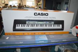 Casio Digital Keyboard CTK-1550 with Stand