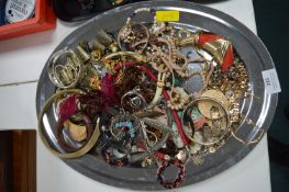 Tray Lot of Costume Jewellery