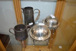 EPNS Tankards and Covered Dishes