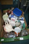 Pottery and Glassware