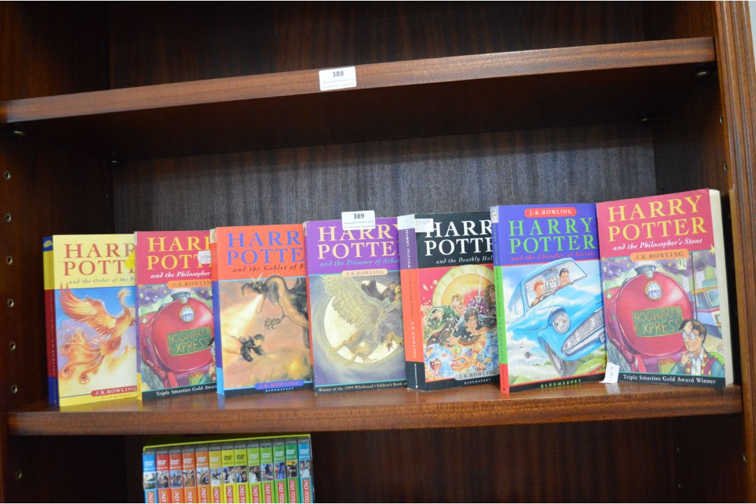 Seven Harry Potter Books - Image 1 of 2