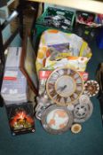 LED Lamps, Wall Clocks, DVDs, etc.