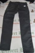 Replay Ambass Grey Denim Jeans Size: 32