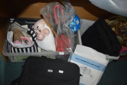 Two Boxes of Toiletries, Soft Toys, Ceiling Lights