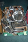 Retro Stainless Steel Serving Dishes