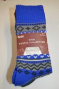 *Kuki Nordic Collection Boot Socks 4pk Size: 4-8