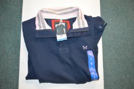 *Crew Clothing Gent’s Navy Pique Sweatshirt Size: L