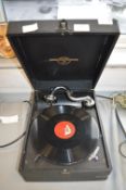 Vintage Columbia Portable Record Player (AF)